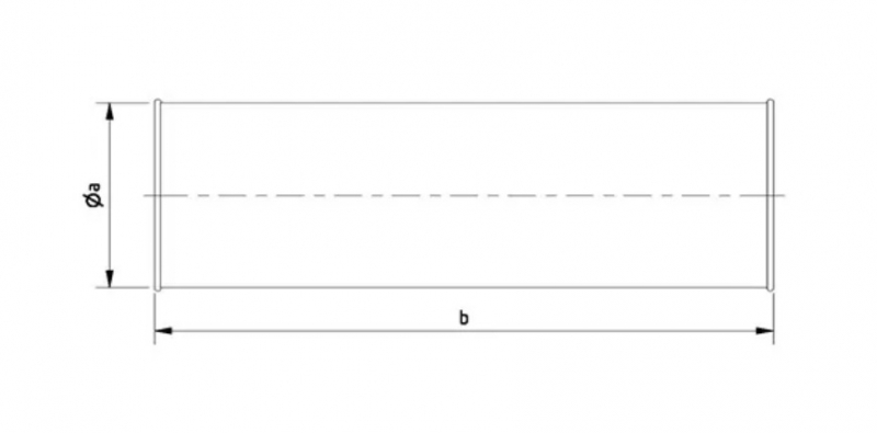 Verlängerungsrohr DN 300 inkl. Schnellverbinder von Schmelzer zur Verlängerung von Belüftungsrohren